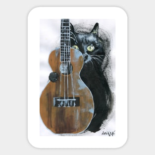 Ukulele Sticker